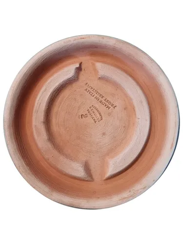 Teller / Vogeltränke Untersetzer f.Blumentopf 24.5cm Terrakotta Frostfest