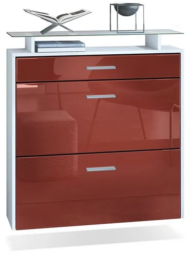 Schuhregale & -schränke Rot von Vladon