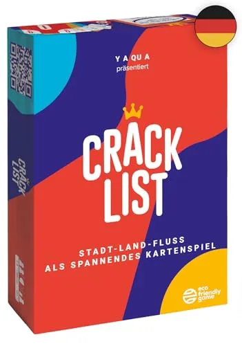 Hutter Trade Selection Crack List Spiel - Gesellschaftsspiel für Jung und Alt, bringt Spannung und gute Laune mit kreativen Kategorienwechseln und Aktionskarten!