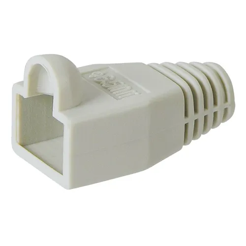 Netzwerk-Stecker-Haube für RJ45-Steckverbinder 8-polig grau