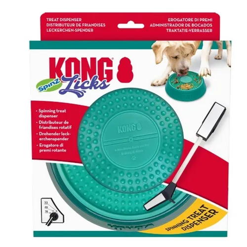 KONG Drehbare Leckmatte für Hunde und Katzen von Kong