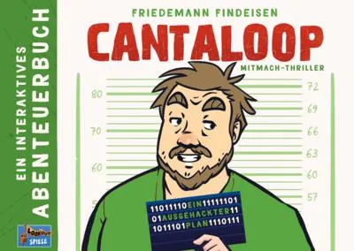 Cantaloop Buch 2: Ein ausgehackter Plan - Gesellschaftsspiel-Ratgeber von Friedemann Findeisen, ideal für kreative Denker und Rätsel-Liebhaber, 100 Seiten voller spannender Herausforderungen.
