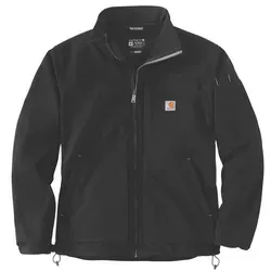 Carhartt Super Dux Relaxed Fit Rollkragenjacke Herren Schwarz M - Funktionsjacke mit dauerhaft wasserabweisender DWR-Beschichtung, Rugged Flex für optimale Bewegungsfreiheit und Wind Fighter gegen kalte Winde.