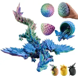 3D Drache mit Flügeln im Ei – Magische Drachenfigur für kreative Abenteuer