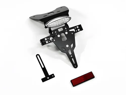 ZIEGER Kennzeichenhalter Pro für Suzuki GSX 1300 B-King - Hochwertiger Kennzeichenhalter für Suzuki GSX 1300 B-King (BJ 2007-12) mit verstellbarem Neigungswinkel und sportlicher Optik. Ideal für eine einfache Montage ohne Verkleidungsänderungen.