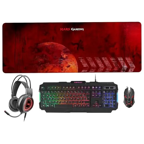 Mars Gaming MCPRGB2FR Combo Gaming Set