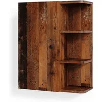Vicco Hängeschrank Fynn, Eiche rustikal - Hängeschrank in Eiche rustikal, 47,2 x 59,2 cm, mit praktischer Scharniertür und Ablagefach – ideal für platzsparende Aufbewahrung in Ihrem Zuhause.