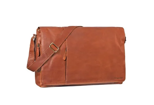 STILORD 'Maximus' XXL Ledertasche – Vintage Umhängetasche für Laptops bis 21 Zoll - Geräumige Ledertasche aus echtem Büffel-Leder mit verstellbarem Schultergurt für hohen Tragekomfort. Ideal für Studium, Beruf und Freizeit – viel Platz für Laptops und mehr!