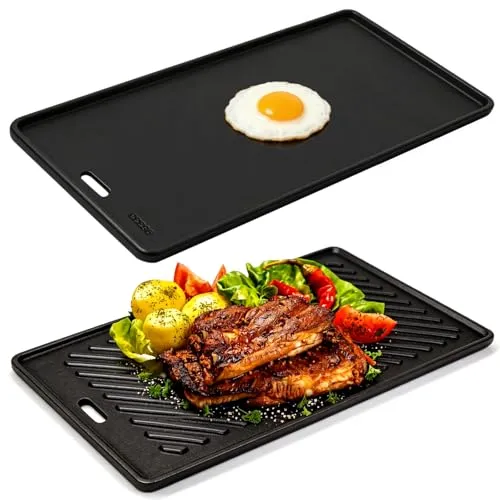 Gusseisen Grillplatte 45 x 24 cm für RÖSLE VIDERO G2 G3 G4 G6