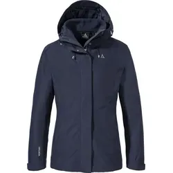 Damen Doppeljacke HIKING 3 in 1 44 - Funktionsjacken mit 10.000 mm Wassersäule und hoher Atmungsaktivität, perfekt für wechselhafte Witterungsbedingungen und Outdoor-Abenteuer.
