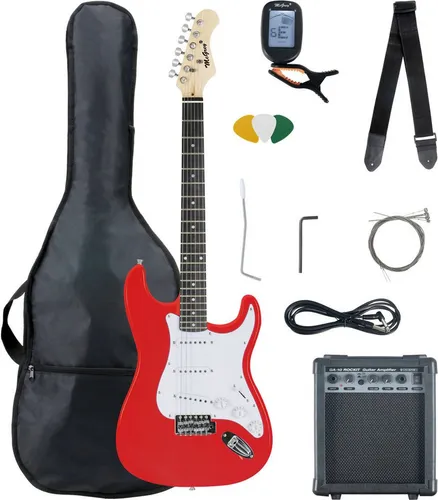 McGrey Rockit E-Gitarre ST-Komplettset Fiesta Red von McGrey