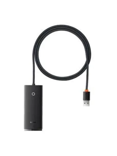 Baseus Lite Series USB do 4x USB 3.0 2m (black) USB-Hubs von Baseus