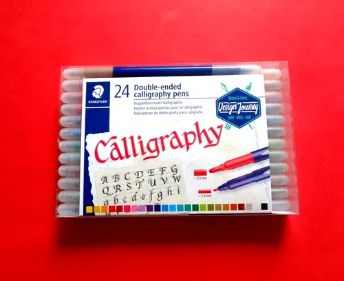 Doppelfasermaler Kalligraphie 24er Etui Fasermaler  STAEDTLER