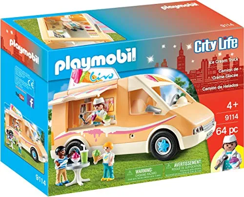 PLAYMOBIL City Life 9114 Eiswagen für Kinder