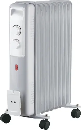 Primaster Ölradiator 2000 Watt mit Thermostat - Konvektor mit 9 Rippen für effiziente Wärmeverteilung, ideal für kalte Wintertage und energiesparendes Heizen.