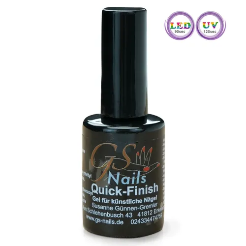 15ml GS-Nails Quick Finish OHNE Schwitzschicht Hochglanz  neue Rezeptur !!