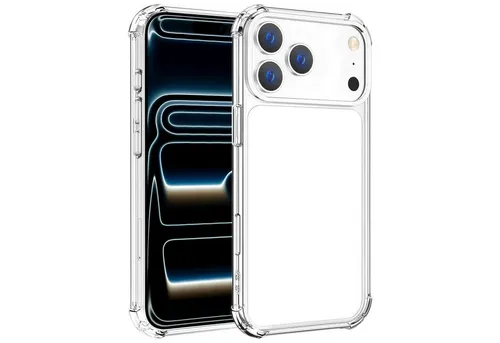 CoolGadget Handyhülle Anti Shock Rugged Case für Apple iPhone 17 Pro 6,3 Zoll, Cover Kantenschutz Schutzhülle für iPhone 17 Pro Hülle Transparent