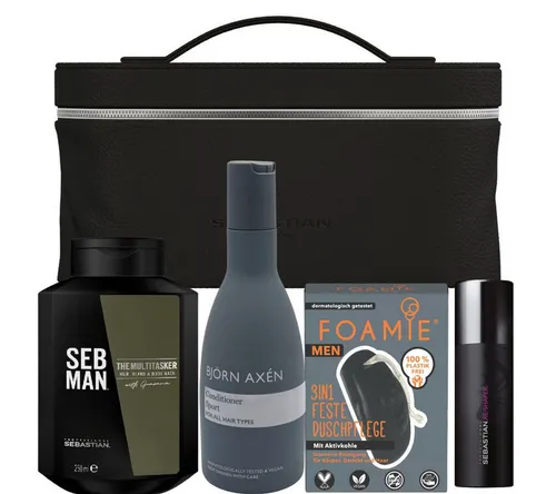 HairGecko Pflege-Geschenkset Care & Style for Men, 5-tlg.