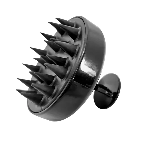 Shampoo- und Kopfhaut-Massagebürste – Bürste mit Silikonborsten