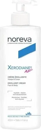 Noreva Xerodiane AP + Creme 400 ML - Arzneimittel zur Linderung trockener Haut, beruhigt Juckreiz und stellt die Barrierefunktion wieder her. Ideal für Babys und Erwachsene, schnell einziehend und hochverträglich.