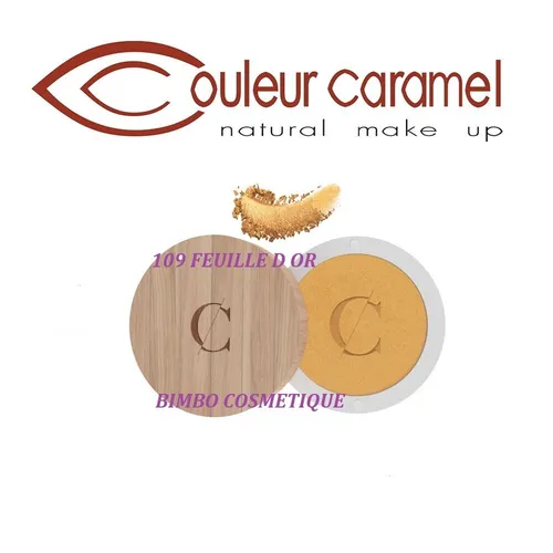 COULEUR CARAMEL Lidschatten 109 Feuille D'or - Hochwertiger Lidschatten in goldener Nuance, ideal für einen strahlenden Augenblick. Für den perfekten Look und langanhaltende Farben.