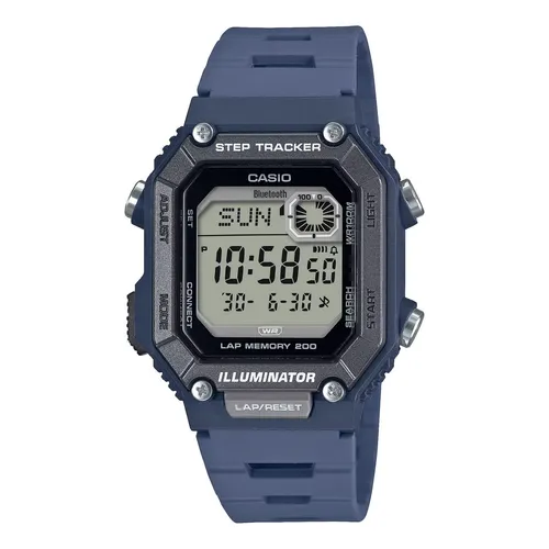Casio Watch WS-B1000-2AVEF - Armbanduhr für Herren mit Bluetooth-Pairing, Stoppuhr und Schritt-Tracker. Wasserdicht bis 10 bar – der perfekte Begleiter für Sport und Alltag.