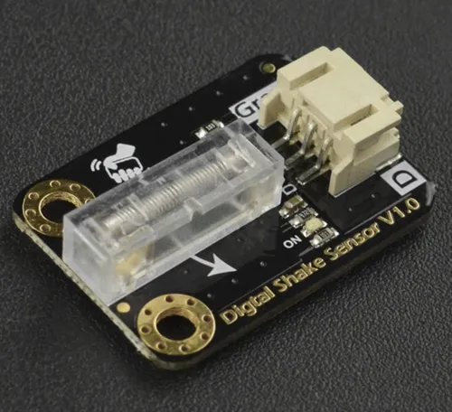 DFRobot Shake-Sensor, Gravity 3P Digital, unidirektional empfindlich, Anti-Schock, 3.3-5V