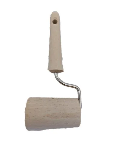 Kaiser Teigausroller Backformroller Teigroller Handroller Konisch 769691 - Teigroller aus Holz, 19 cm lang, ideal für präzises Ausrollen von Teig und sorgt für eine gleichmäßige Dicke.