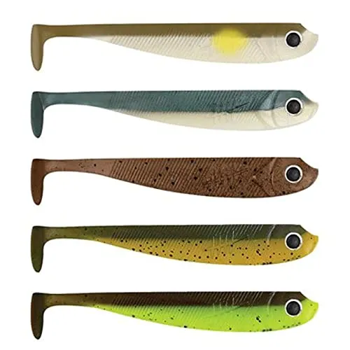 Lieblingsköder Gummifische 7cm - 5 Angelköder, Farbe Lieblingsköder:Natural Classics