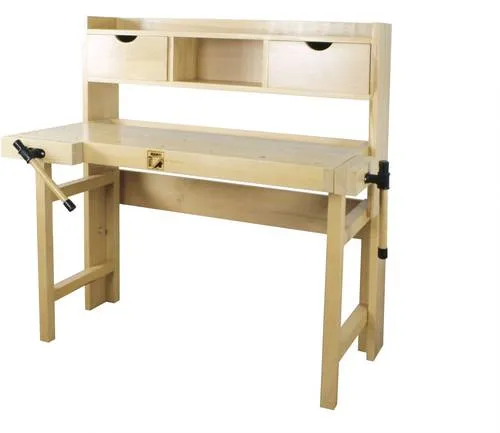 Holzmann Maschinen WB123A Hobelbank - Massivholzhobelbank (B x H x T: 1200 x 770 x 1230mm), perfekt für Hobby- und Profiwerkstätten, bietet Stabilität und Vielseitigkeit.