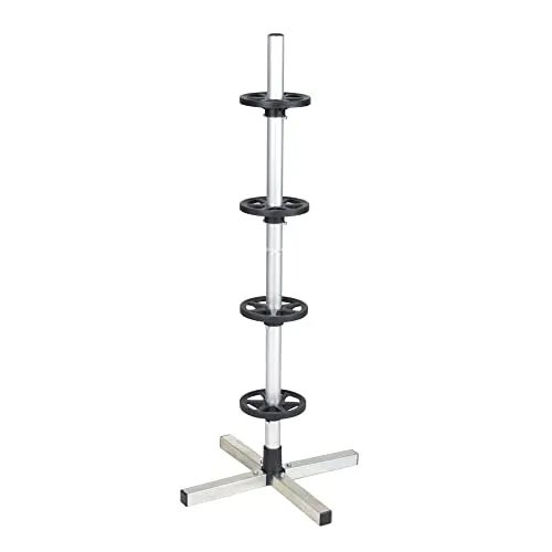 cartrend Felgenbaum für 4 Autoreifen - Reifenständer für 4 Pkw-Reifen bis 225 mm Breite. Schonende Auflagen verhindern Kratzer, während die freischwebende Lagerung Verformungen und Schwitzwasserbildung vermeidet.