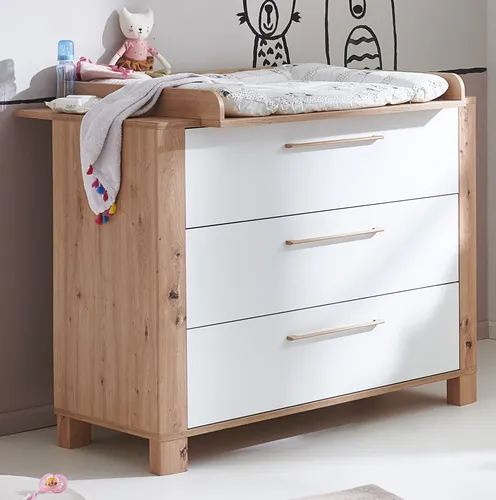 Wickelkommode Marlon – mehrfarbig, 115 cm Breite von Arthur Berndt