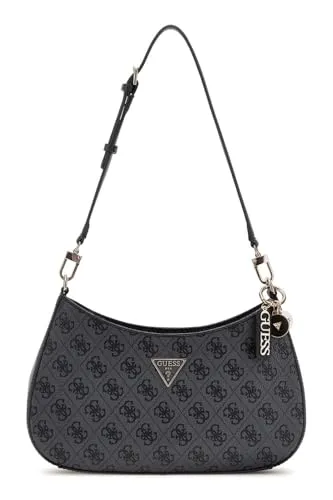 GUESS Noelle II Top Zipper Shoulder Bag in grau von GUESS