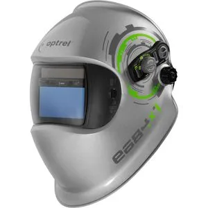 Optrel Schweißhelm e684, Automatik für MIG, MAG, WIG und Plasma - Batterie- und solarbetriebener Schweißhelm mit schneller Reaktionszeit und UV/IR-Filter für realistische Farbwahrnehmung. Ideal für präzises Schweißen in verschiedenen Techniken.