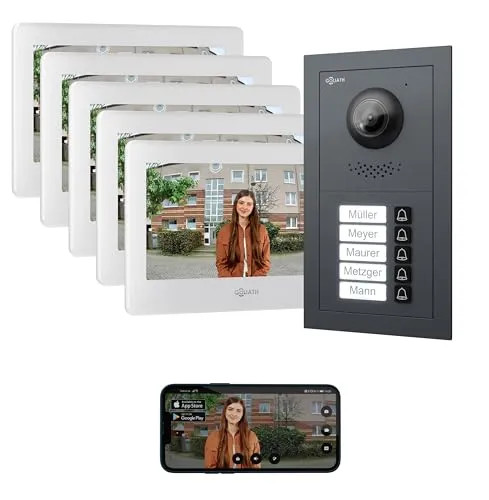 Goliath Basic Line 5-Familienhaus Video Türsprechanlage von Goliath