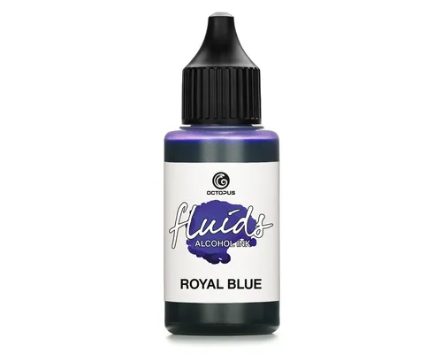 30ml Fluids™ Alcohol Ink ROYAL BLUE, Alkoholtinte für Fluid Art und Resin, blau