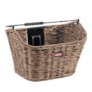 Unix Manolo Lenkerkorb 14 L, schilf braun - Fahrradtaschen mit praktischem 14-Liter-Volumen, ideal für den Einkauf oder Ausflüge und stylish im schilf braun Design.