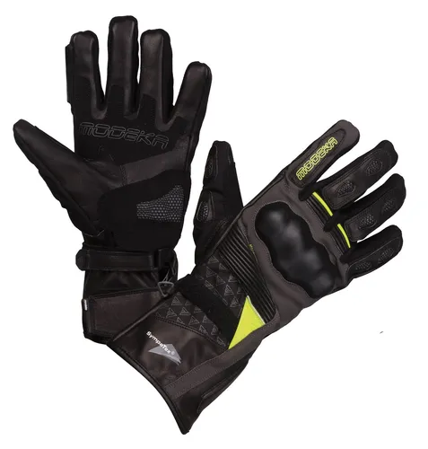 Motorrad Handschuh Modeka Panamericana Farbe: Schwarz/Gelb Gr: 12
