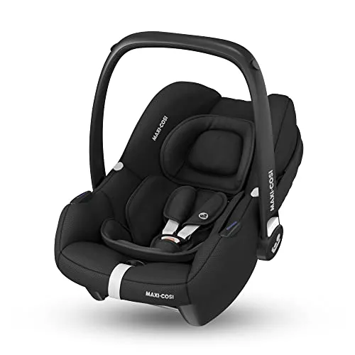 Maxi Cosi CabrioFix I-Size Baby Group 0+ Essential Black - Kindersitz für Neugeborene bis 13 kg, bietet höchste Sicherheit und Komfort mit I-Size-Zulassung, ideal für unterwegs.