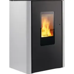 Wodtke Primärofen Jack water+, Stahl white, 10 kW