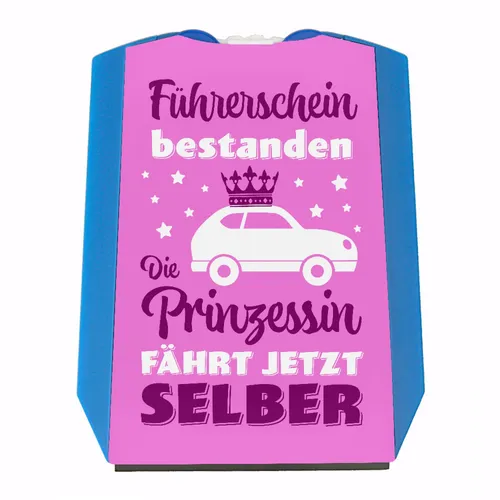Prinzessin Parkscheibe mit Spruch Führerschein bestanden von speecheese