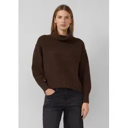 s.Oliver Bouclé-Strickpullover mit Rollkragen - Elastischer, weicher Bouclé-Strickpullover mit Rollkragen, ideal für gemütliche Tage. Reguläre Passform, lange Ärmel und Rippbündchen sorgen für einen lässigen Look.