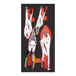 Kraftwerk Gripzangen-/Blechschere 4-tlg. 20x40 Einlage von KRAFTWERK