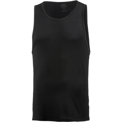 Icebreaker Mens Anatomica Tank Black/Monsoon (L) von icebreaker
