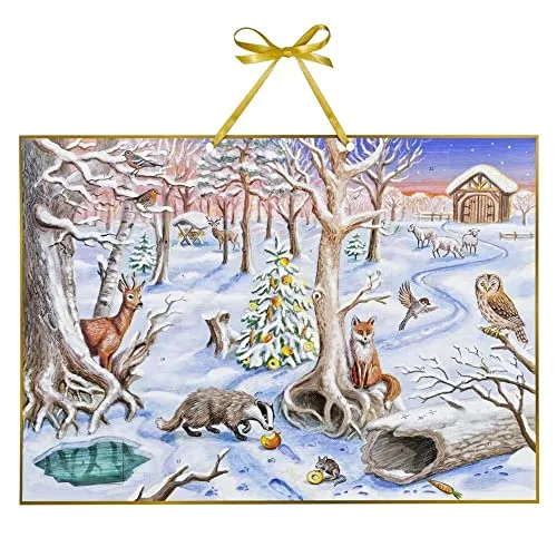 Adventskalender »Unsere Tiere im Winterwald« - Dekorative Adventskalender mit liebevollen Tiermotiven, ideal für die Vorweihnachtszeit und zum Entdecken der winterlichen Tierwelt.