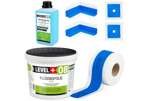 Level+ Dichtstoff LEVEL+ Dichtset für Duschabdichtung von Level+