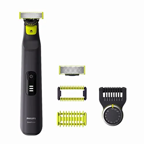 Philips QP6541/16 OneBlade Face & Body Herrenrasierer - Herrenrasierer mit innovativer OneBlade-Technologie, ideal für Gesicht und Körper, für ein schnelles und präzises Rasurerlebnis.