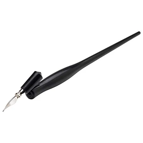 Artservice-Tube I Oblique-Federhalter Schreibgerät Kalligraphie I Schwarz