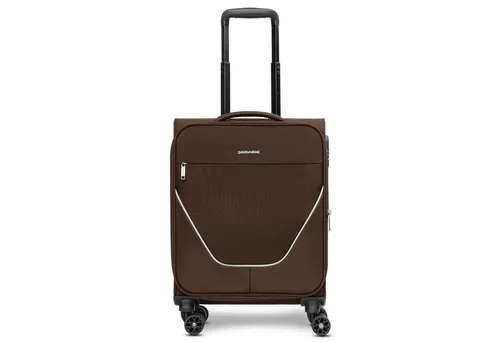 Stratic Handgepäck-Trolley taska, 4 Rollen aus Polyester in braun von STRATIC