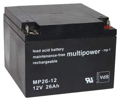 Multipower MP26-12 Akku Blei PB 12Volt 26Ah